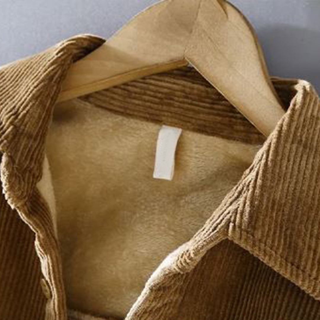 Velvet⢠| Corduroy fleece overhemd voor heren