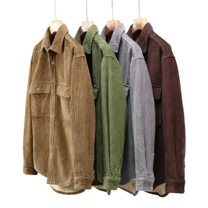 Velvet™ | Corduroy fleece overhemd voor heren